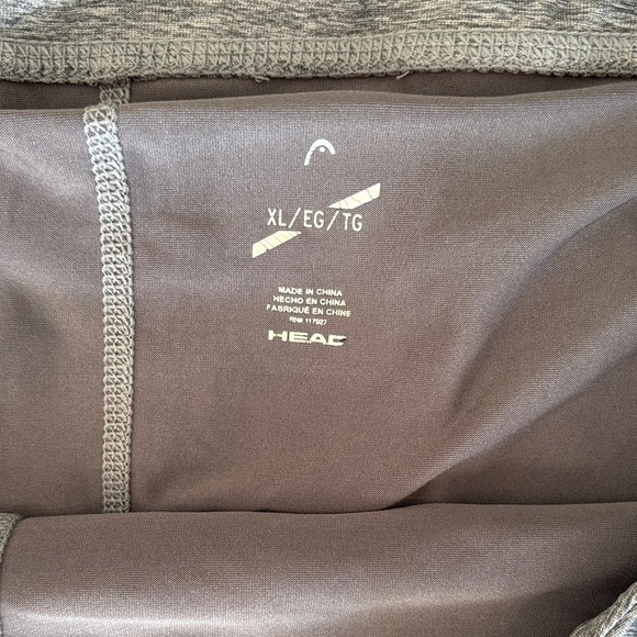 NEW Head Gray Athletic Skort - Picture 2 of 4